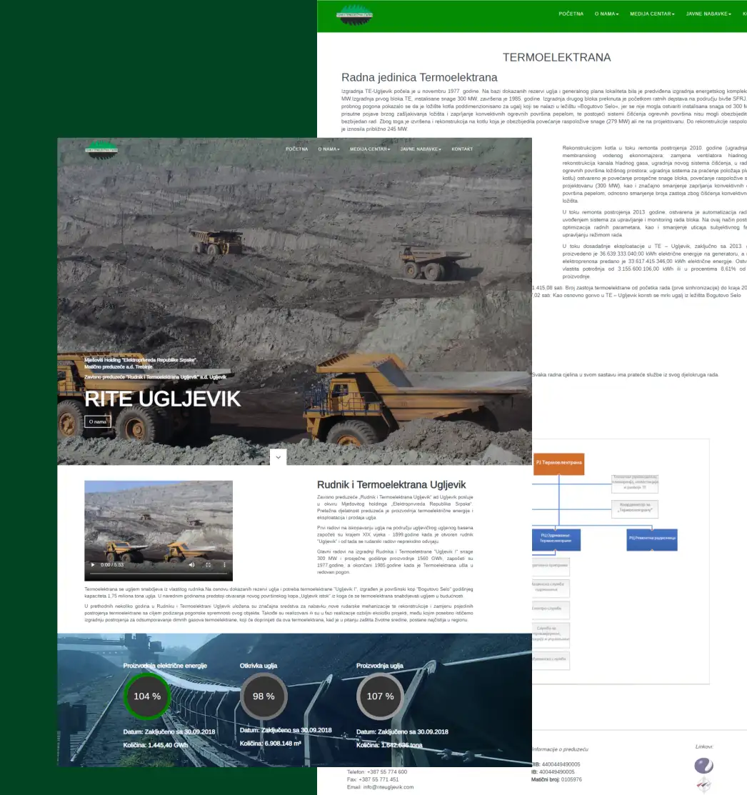 Mine and Thermal Power Plant Ugljevik  | iDEV IT Solutions & Services