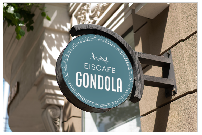 Logo design - Eiscafe Gondola  | iDEV IT Solutions & Services